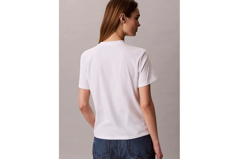 Calvin Klein Classic NYC Logo Γυναικείο Κοντομάνικο T-Shirt Λευκό