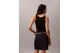 Calvin Klein Ribbed Cotton Γυναικεία Αμάνικη Μπλούζα Μαύρη