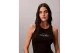 Calvin Klein Ribbed Cotton Γυναικεία Αμάνικη Μπλούζα Μαύρη