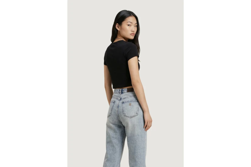 Calvin Klein Γυναικείο Κοντομάνικο T-Shirt Μαύρο