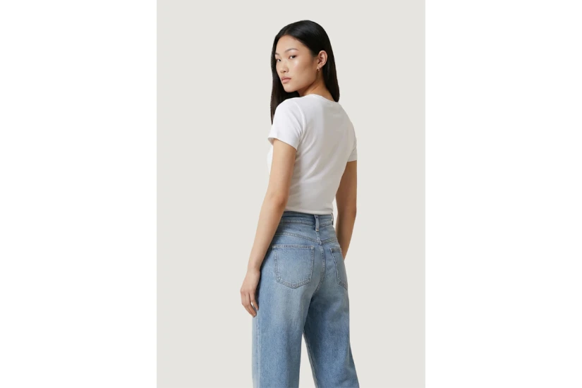 Calvin Klein Γυναικείo Κοντομάνικο T-Shirt Λευκό