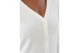 Calvin Klein Woven Label Baby Rib Γυναικεία Βαμβακερή Ζακέτα Λευκή