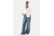 Calvin Klein Woven Label Baby Rib Γυναικεία Βαμβακερή Ζακέτα Λευκή