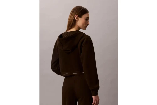 Calvin Klein Cropped Logo Ζακέτα Βαμβακερή Γυναικεία (LV047G252G TO2)