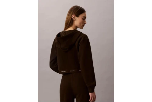 Calvin Klein Cropped Logo Ζακέτα Βαμβακερή Γυναικεία (LV047G252G TO2)