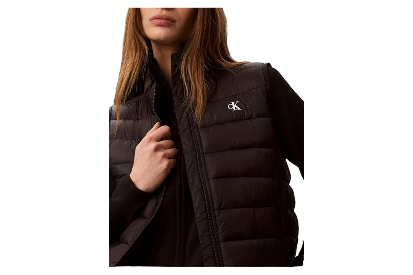 Calvin Klein Ultra Light Packable Γυναικείο Αμάνικο Μπουφάν Puffer Μαύρο
