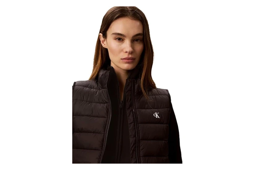 Calvin Klein Ultra Light Packable Γυναικείο Αμάνικο Μπουφάν Puffer Μαύρο