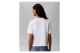 Calvin Klein Monologo Boxy Γυναικείο Κοντομάνικο T-Shirt Λευκό
