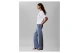 Calvin Klein Monologo Boxy Γυναικείο Κοντομάνικο T-Shirt Λευκό
