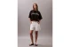 Calvin Klein Boxy Logo Graphic Γυναικείο Κοντομάνικο Crop T-Shirt Μαύρο