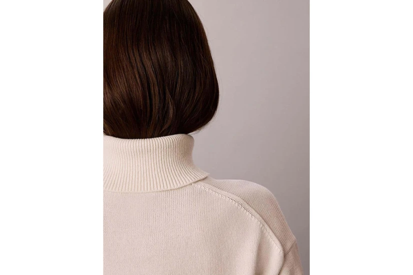 Calvin Klein Ls Logo Tneck Pullover (LV047H329G YAS)