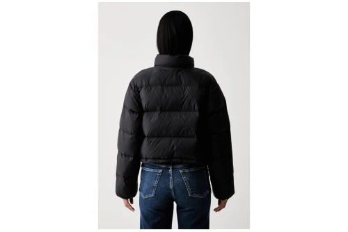 Calvin Klein Essential Cropped Μπουφάν Puffer Γυναικείο (LV047H503G UB1)