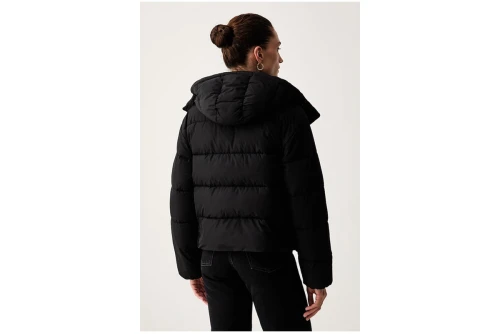Calvin Klein Short Hooded Μπουφάν Puffer Γυναικείο (LV047H504G UB1)