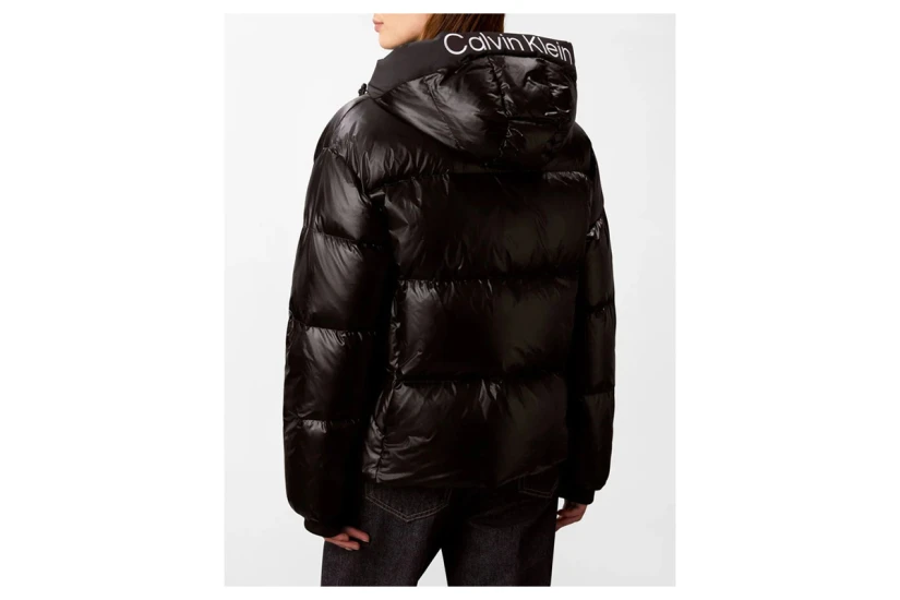 Calvin Klein Quilted Shiny-Effect Down Μπουφάν Puffer Γυναικείο (LV047H514G UB1)