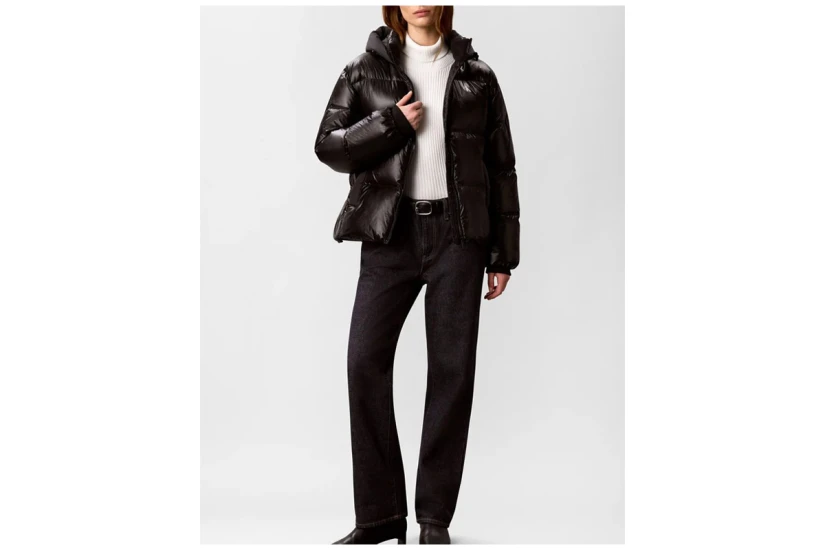 Calvin Klein Quilted Shiny-Effect Down Μπουφάν Puffer Γυναικείο (LV047H514G UB1)