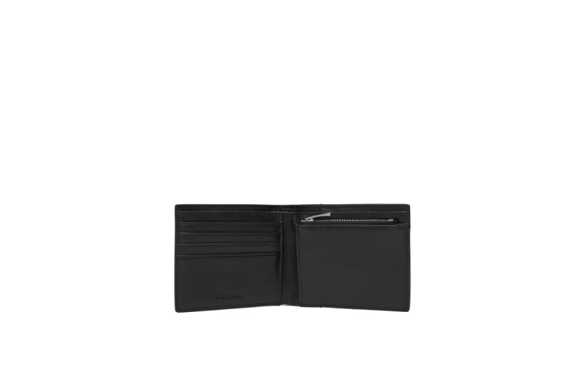 Calvin Klein Embossed Allover Monogram Ανδρικό Πορτοφόλι Μαύρο
