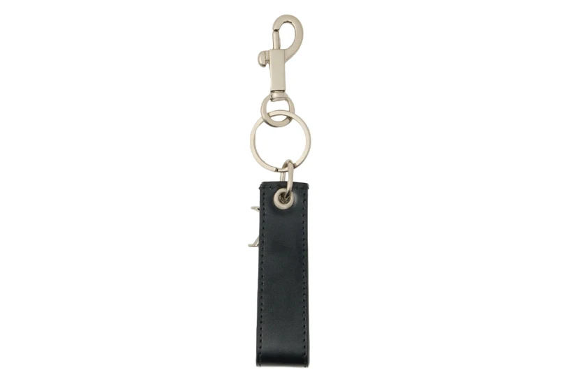 Calvin Klein Monogram Key Fob Μπρελόκ Μαύρο, Ασημί