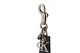 Calvin Klein Monogram Key Fob Μπρελόκ Μαύρο, Ασημί