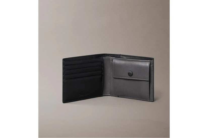 Calvin Klein Nappa Leather Rfid Billfold Ανδρικό Πορτοφόλι Μαύρο