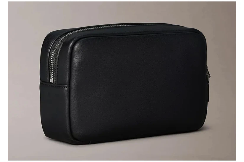 Calvin Klein Raised Logo Pouch Ανδρικό Τσαντάκι Χειρός Μαύρο