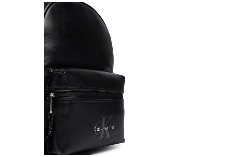 Calvin Klein Bold Logo Webbing Γυναικεία Casual Τσάντα Πλάτης Μαύρη