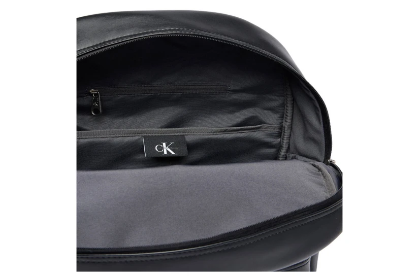 Calvin Klein Bold Logo Webbing Γυναικεία Casual Τσάντα Πλάτης Μαύρη
