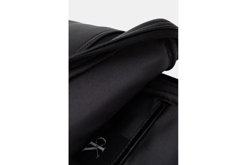 Calvin Klein Bold Logo Webbing Ανδρικό Τσαντάκι Χιαστί - Ώμου Μαύρο