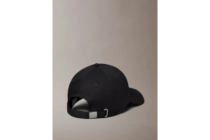 Calvin Klein Monogram Woven Patch Καπέλο Strapback Μαύρο
