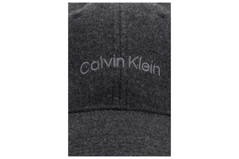 Calvin Klein Felt Embroidered Logo Καπέλο Strapback Μαύρο