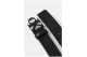 Calvin Klein Leather Monogram Logo Ανδρική Casual Ζώνη Μαύρη