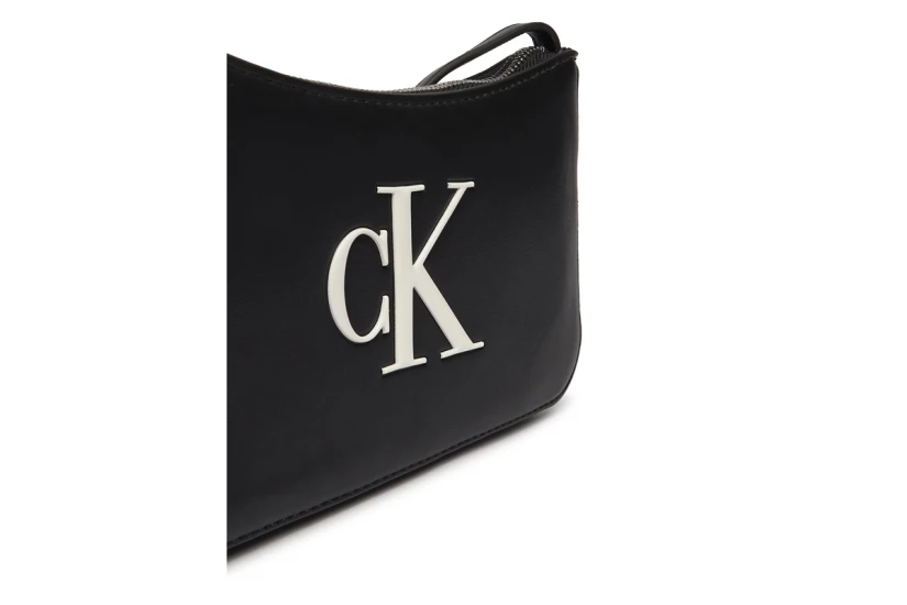 Calvin Klein Bold Monogram Mini Γυναικεία Τσάντα Ώμου Μαύρη