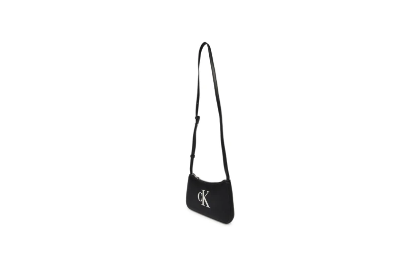 Calvin Klein Bold Monogram Mini Γυναικεία Τσάντα Ώμου Μαύρη