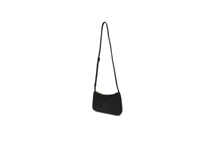 Calvin Klein Bold Monogram Mini Γυναικεία Τσάντα Ώμου Μαύρη