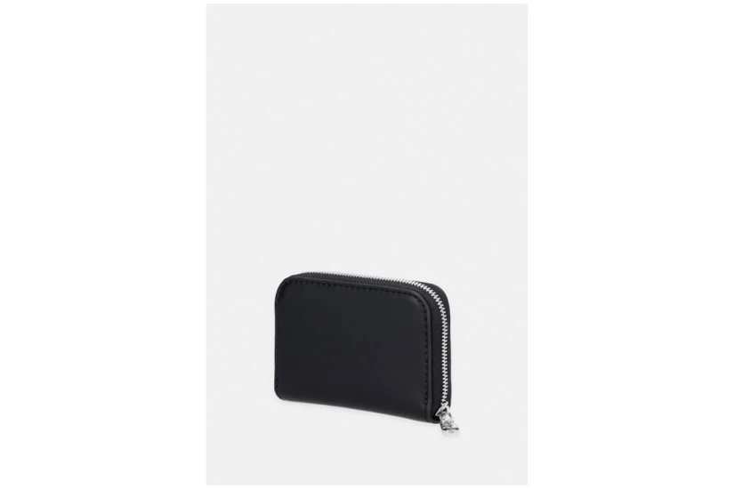 Calvin Klein Bold Ck Medium Zip Around Πορτοφόλι Μαύρο, Λευκό