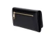 Calvin Klein Leather Rfid Monogram Longfold Γυναικείο Πορτοφόλι Μαύρο, Χρυσό