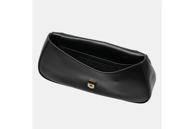 Calvin Klein Monogram Logo Hardware Chain Τσάντα Ώμου - Χειρός Μαύρη