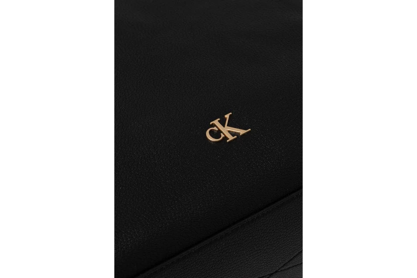 Calvin Klein Minimal Monogram Chain Τσάντα Shopper Μαύρη