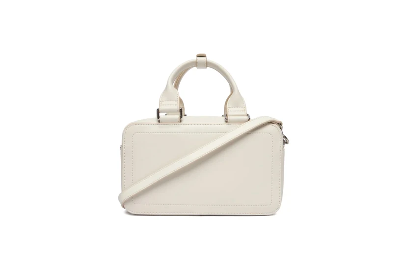 Calvin Klein Bold CK Elongated Γυναικεία Mini Τσάντα Tote Εκρού