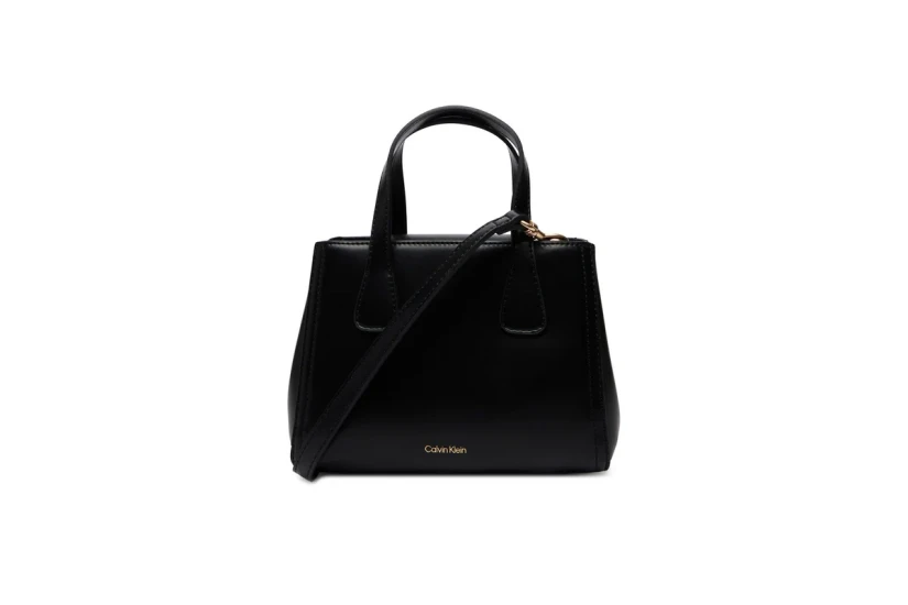 Calvin Klein Refined Mini Tote Γυναικεία Crossbody Τσάντα Tote - Χιαστί Μαύρη