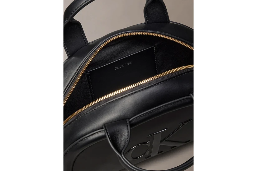 Calvin Klein Signature Monogram Γυναικεία Τσάντα Ώμου - Χειρός Μαύρη