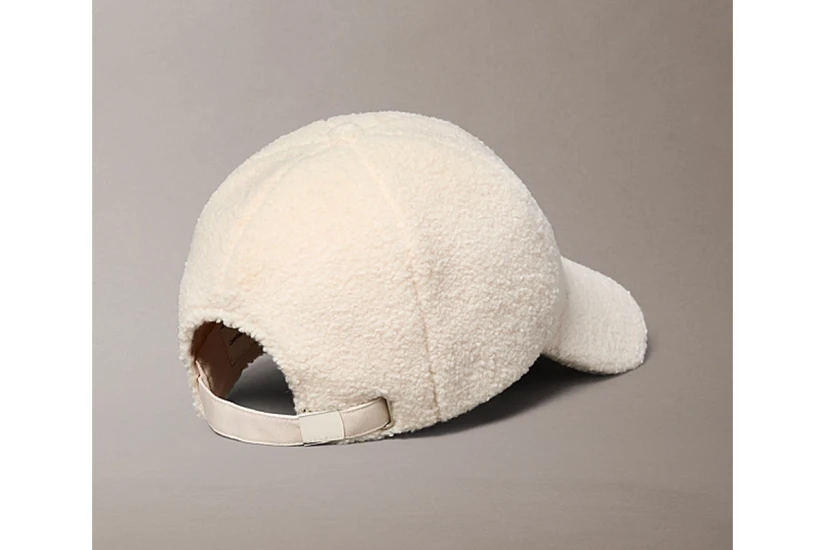 Calvin Klein Boucle Καπέλο Strapback Εκρού