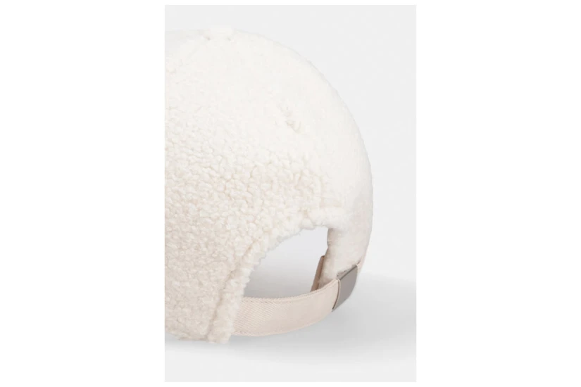 Calvin Klein Sherpa Baseball Γυναικείο Καπέλο Strapback Εκρού