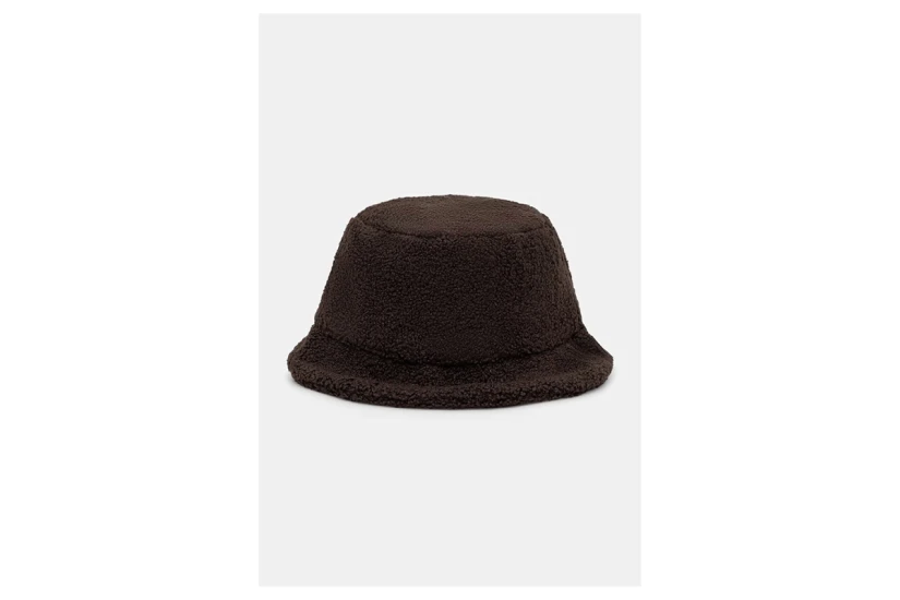 Calvin Klein Sherpa Γυναικείο Καπέλο Bucket Καφέ