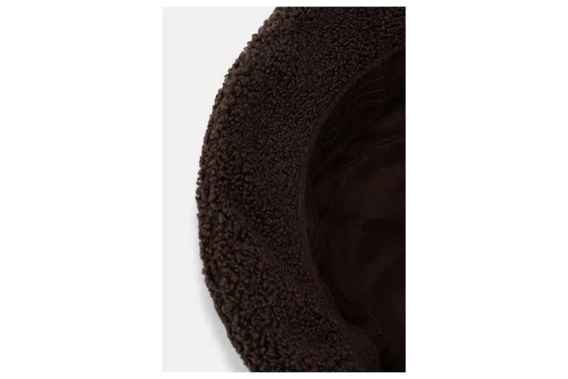 Calvin Klein Sherpa Γυναικείο Καπέλο Bucket Καφέ