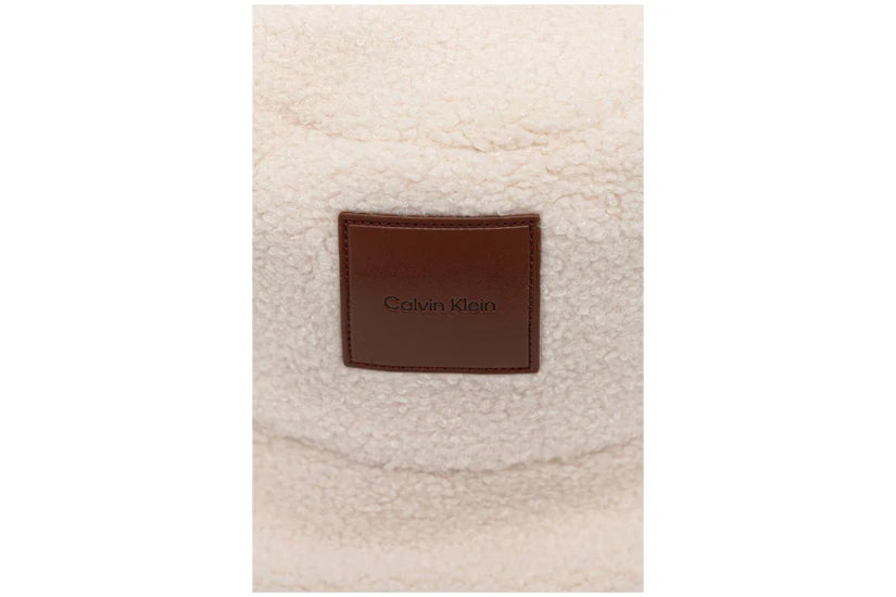 Calvin Klein Sherpa Γυναικείο Καπέλο Bucket Μπεζ