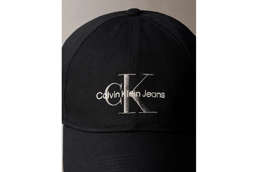 Calvin Klein Twill Logo Καπέλο Strapback Μαύρο