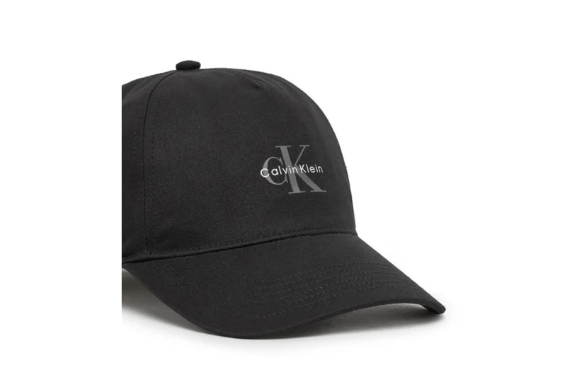 Calvin Klein Twill Logo Καπέλο Strapback Μαύρο