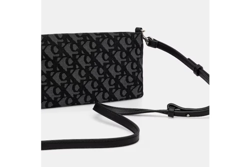 Calvin Klein Convertible Logo Jacquard Τσαντάκι Χιαστί - Ώμου (LV04K3183G UB1)