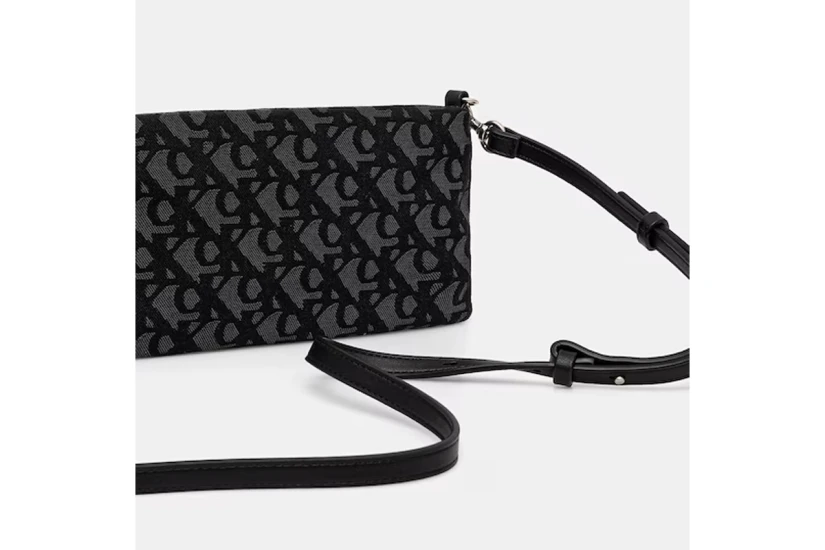 Calvin Klein Convertible Logo Jacquard Τσαντάκι Χιαστί - Ώμου