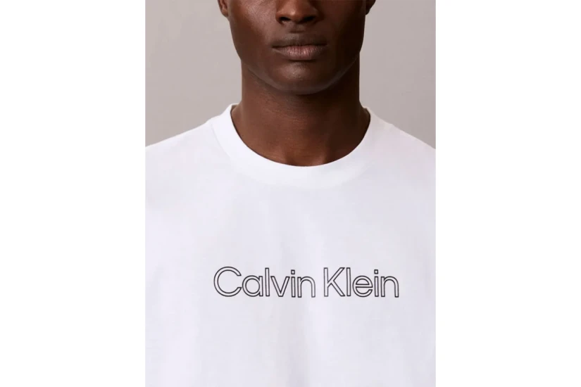 Calvin Klein Relaxed Logo Ανδρικό Κοντομάνικο T-Shirt Λευκό